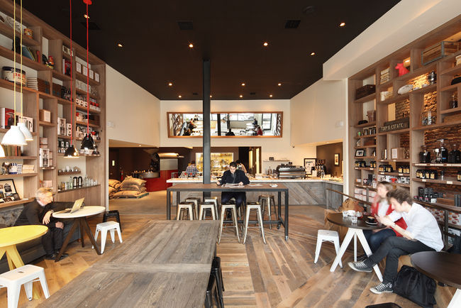 Mẫu quán cà phê tobys estate - coffee shop