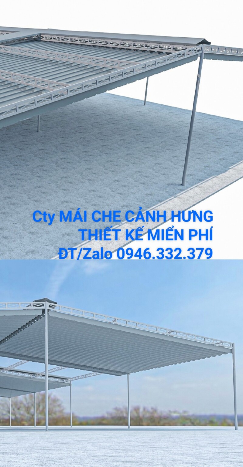 Bảo trì mái che bạt xếp kéo di động